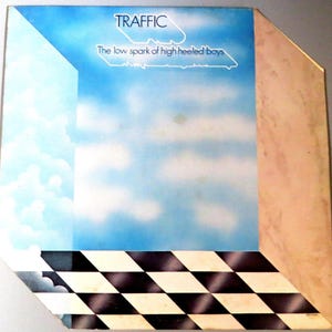 LP 33 SW9306 original de Traffic « The Low Spark of High Heeled Boys » en excellent état ! Steve Winwood a produit Island Records