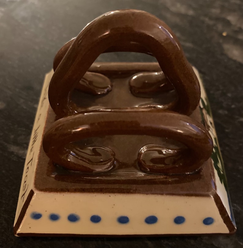 Vintage Torquay Mottoware/motto Ware Toast Rack.