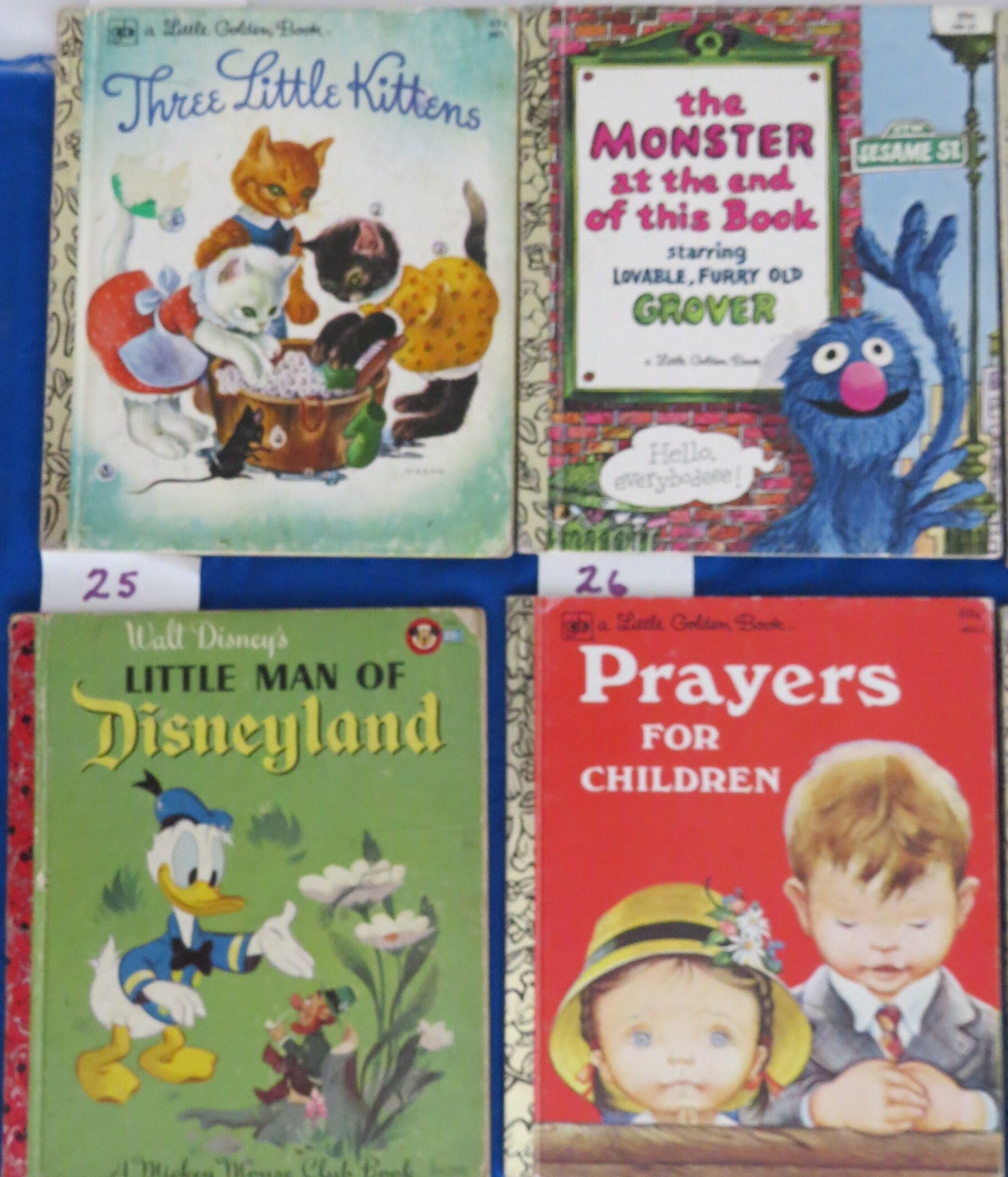 Vintage Little Golden Books Collection for Kids and