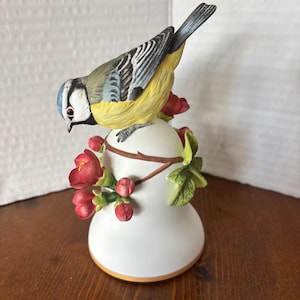 Franklin Mint The Blu Tit Collectible Bell by Peter Barrett