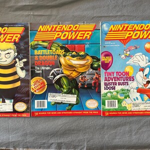 Revista Nintendo Power: Star Fox, Battletoads y la Familia Addams (1993) - Hoja de cartas coleccionables