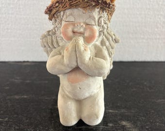 Vintage Dreamsicles Cherub Angel - Hand Crafted Cast Art 1991 - Kristin Haynes