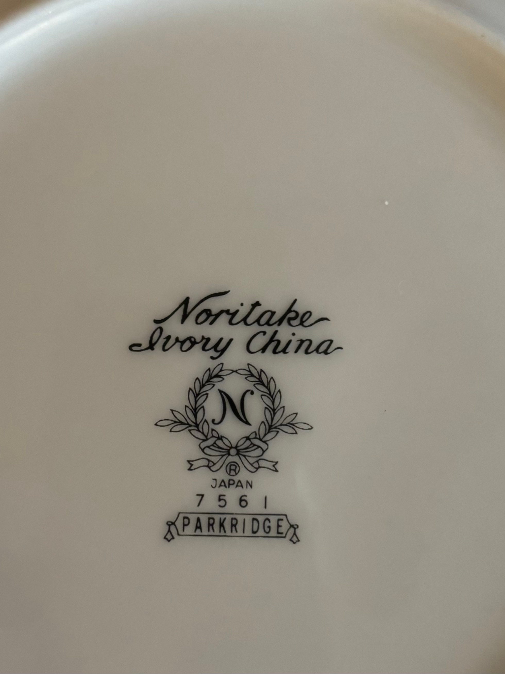 食器 papa Vintage Noritake Ivory China Parkridge Japan Dinner/salad