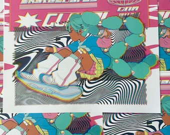 Glitch Skater Print 3