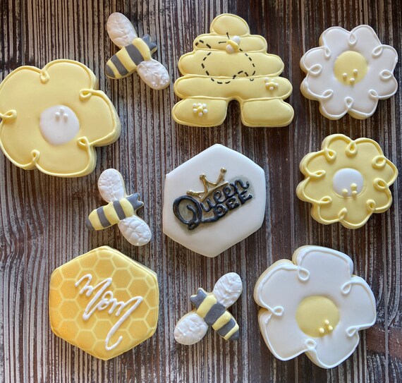 Queen Bee Sugar Cookies Made to Order by the Dozen Gluten Etsy