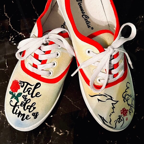 beauty and the beast nike shoes