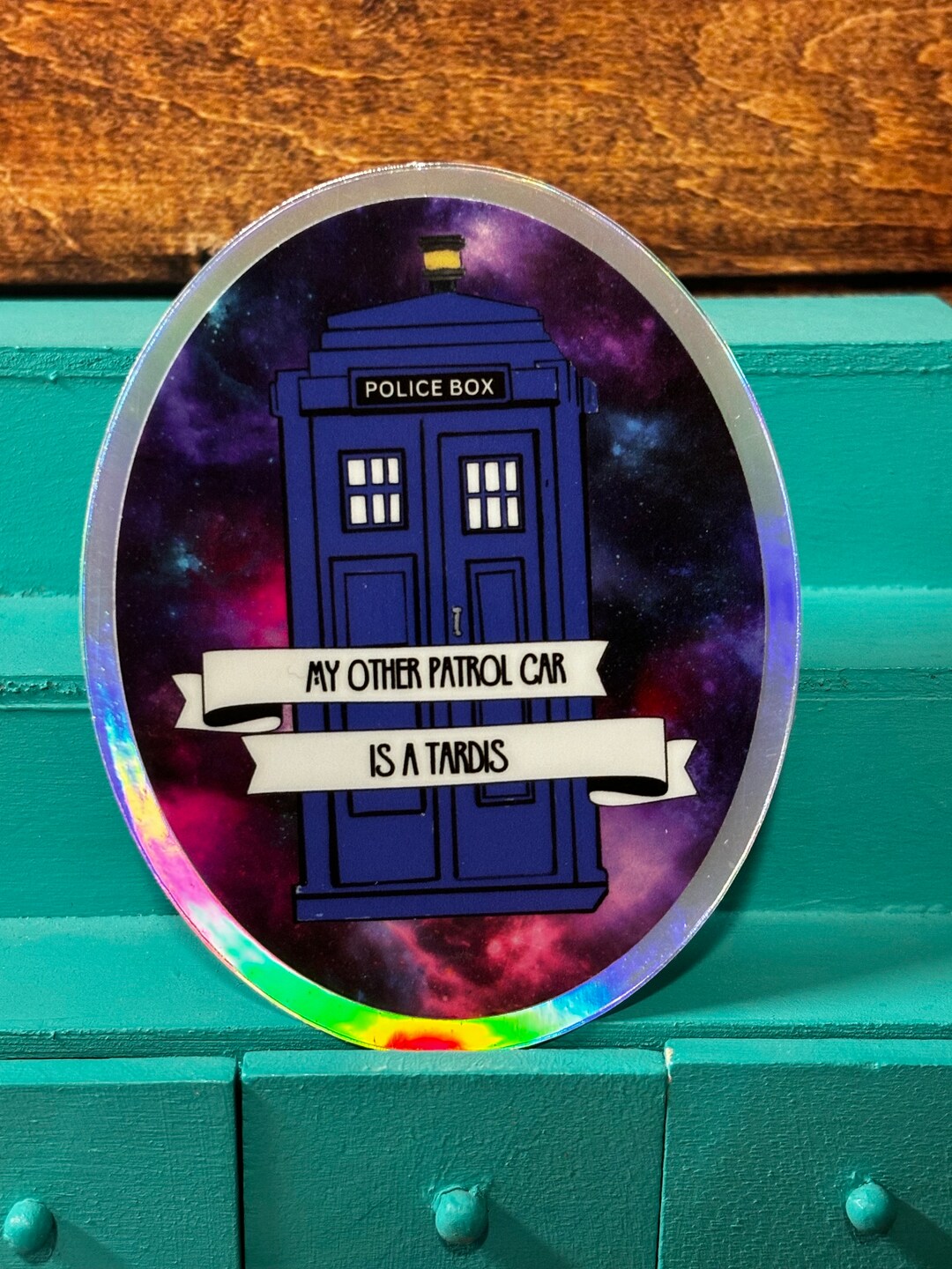 Police Decal / Police Box Decal / Blue Police Box Officer Sticker ...