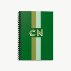 monogram notebook, custom notebook, personalized stationery, custom stationery, lined notebook, custom journal, monogram notebook