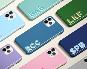 colorful corner Monogram iPhone 15 Case Custom iphone case magsafe charger case protective case preppy phone case with monogram
