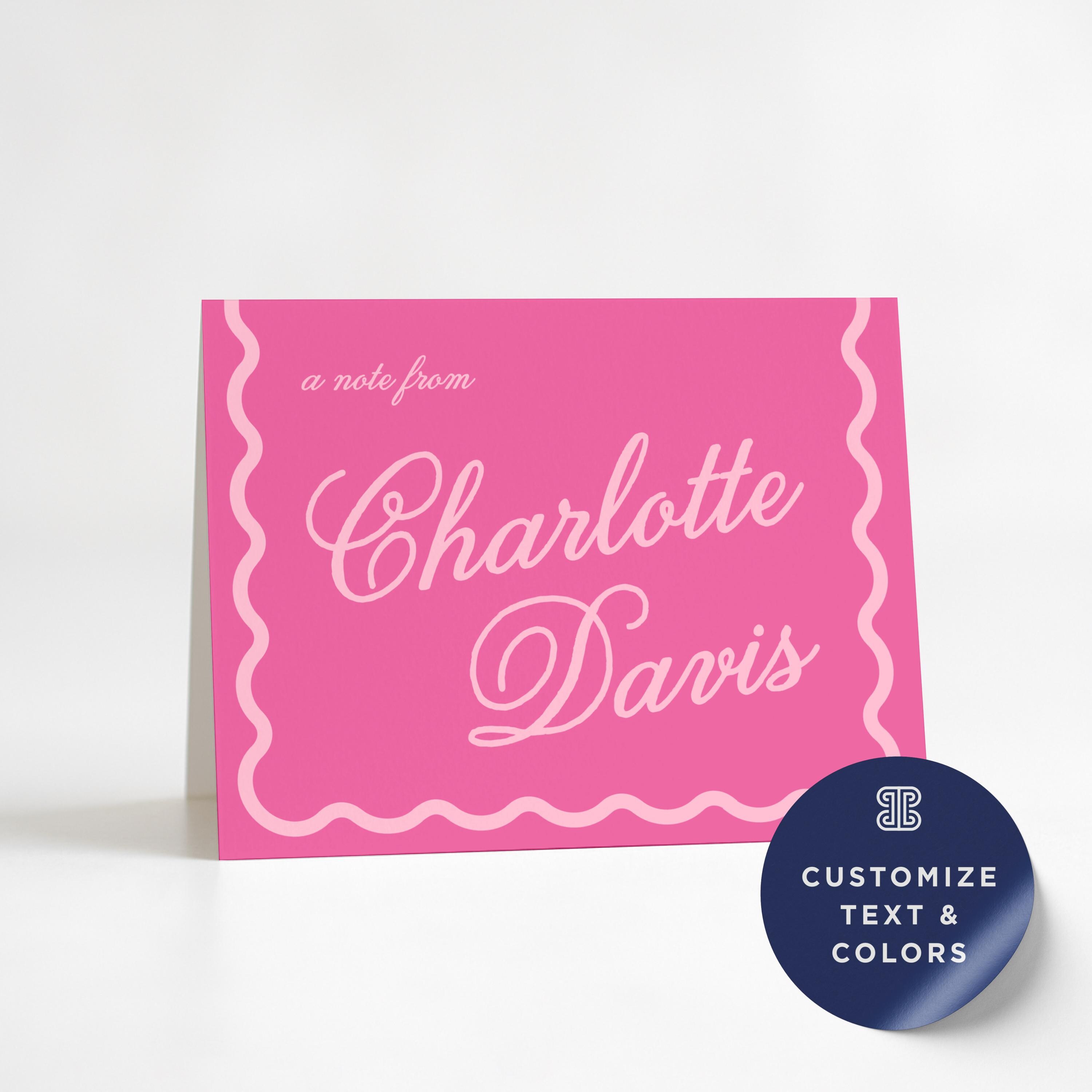 Custom Folded Notecards - Personalized Stationery Set of 10 - Etsy
