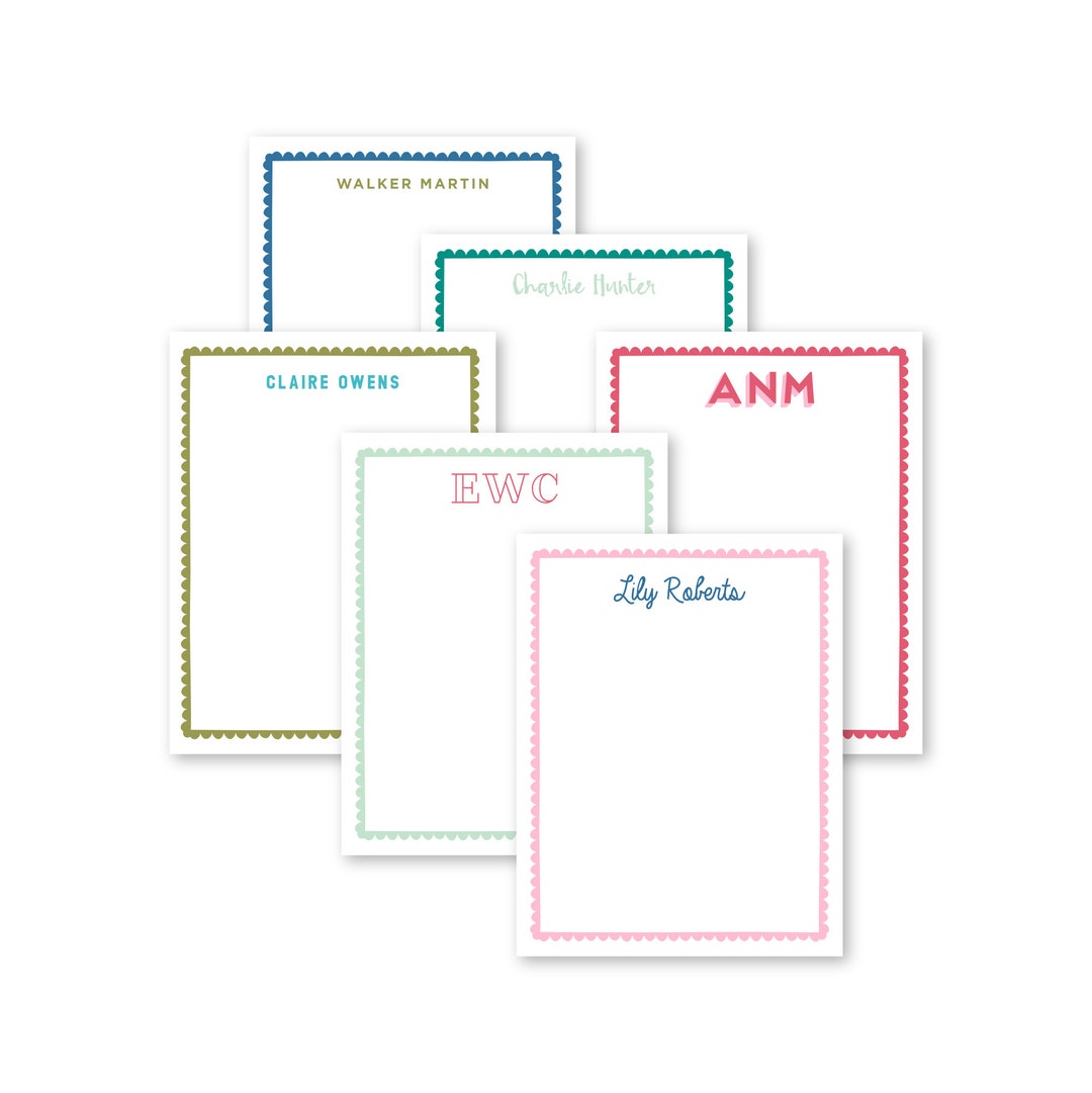 Stationery for Kids, Colorful Notepad, Preppy Thank You Notes, Choose ...