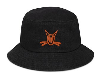 Denim bucket hat