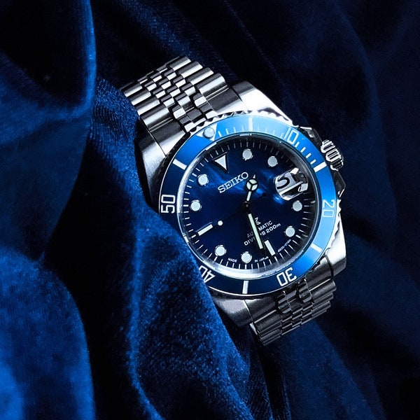 Custom Seiko Coral Marine Submariner