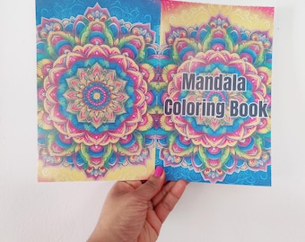 Mandala målarbok: Invecklade stresslindringssidor