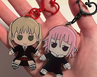 Soul Eater Maka Albarn & Crona Fumo Plush Borderless Acrylic Charms