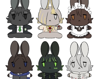 Project Moon NPC 2” Clear Bunny Stickers