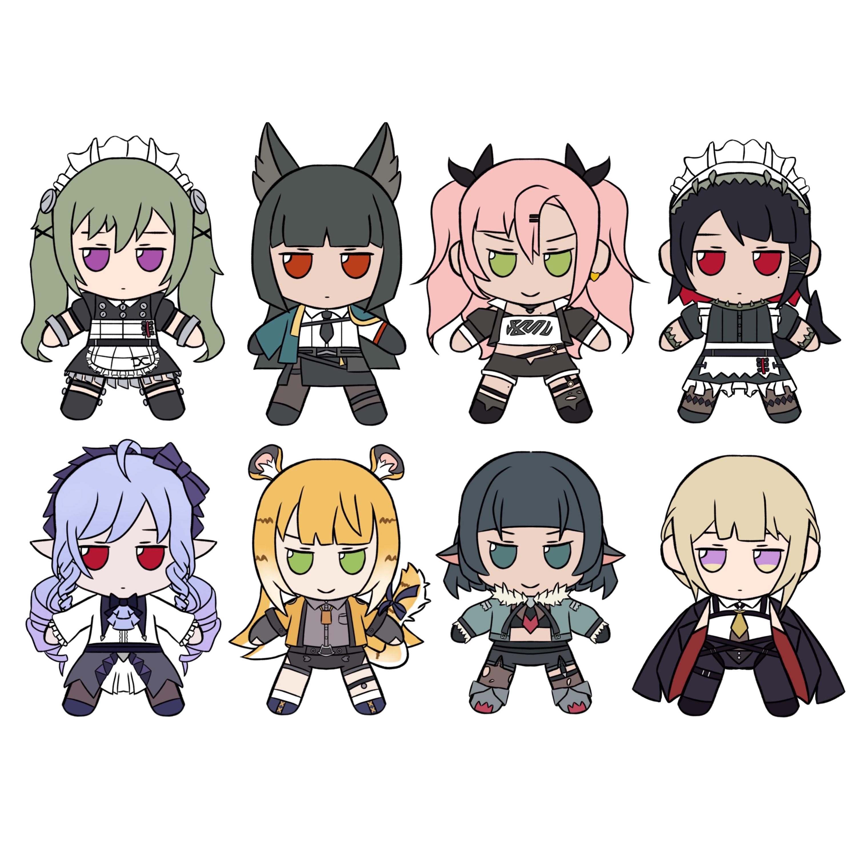 Zenless Zone Zero ZZZ Fumo Plush Acrylic Charms - Nicole, Ellen