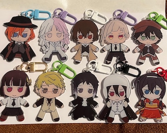 Bungo Stray Dogs BSD Fumo Plush Borderless Acrylic Charms
