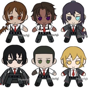 Limbus Company Fumo Plush Acrylic Charms Series 2