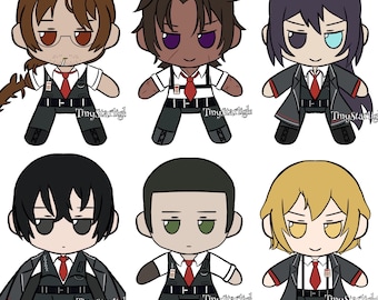 Limbus Company Fumo Plush Acrylic Charms Series 2