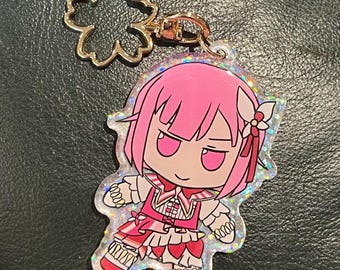 Wonderlands x Showtime WXS Fumo Plush Holographic Glitter Acrylic Charms