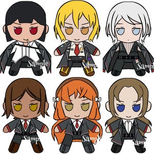 Limbus Company Fumo Plush Acrylic Charms Series 1