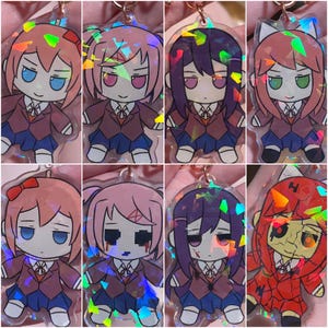 DDLC Fumo Holographische Doppel-Design 2.5 ”Acryl Anhänger