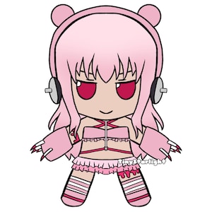 Super Sonico Gloomy Bear Fumo Plush Acrylic Charms [Preorder]