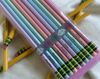 Personalized Ticonderoga Pencils | Engraved Name Pencils | Back to School | #2 Pencil