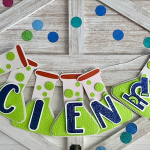 SCIENCE CLASSROOM Decor Banner - Welcome Back to Science Classroom - Science Banner - Back to School Time - Classroom Decorations