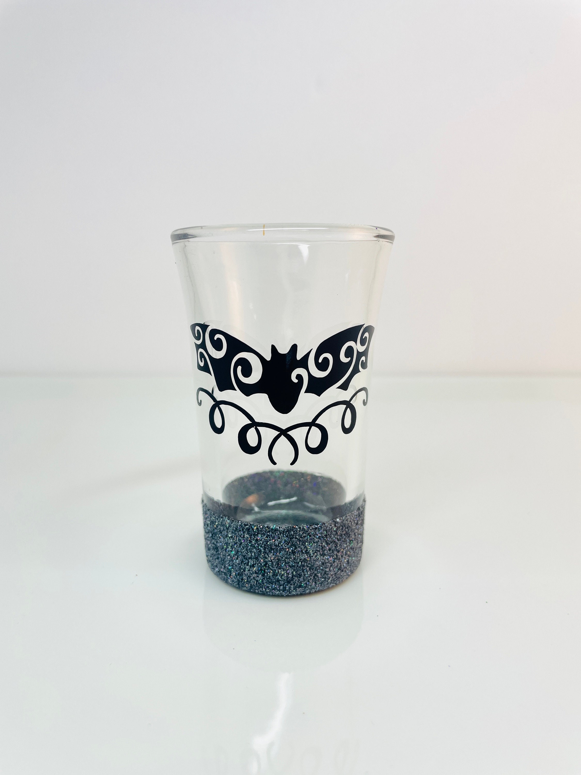 Halloween Shot Glasses, Spooky Shot Glass, Witch Shot Glass