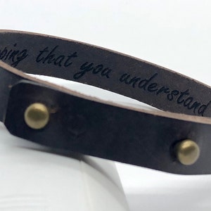 Mens Bracelet Hidden Message,Personalized Men Bracelet,Leather Custom Bracelet,Engraved Bracelet,Bracelet For Men,Unisex Custom Bracelet