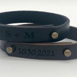 Leather Bracelet Hidden Message,Personalized Men Bracelet,Secret Message Bracelet,Engraved Bracelet,Bracelet For Men,Unisex Custom Bracelet