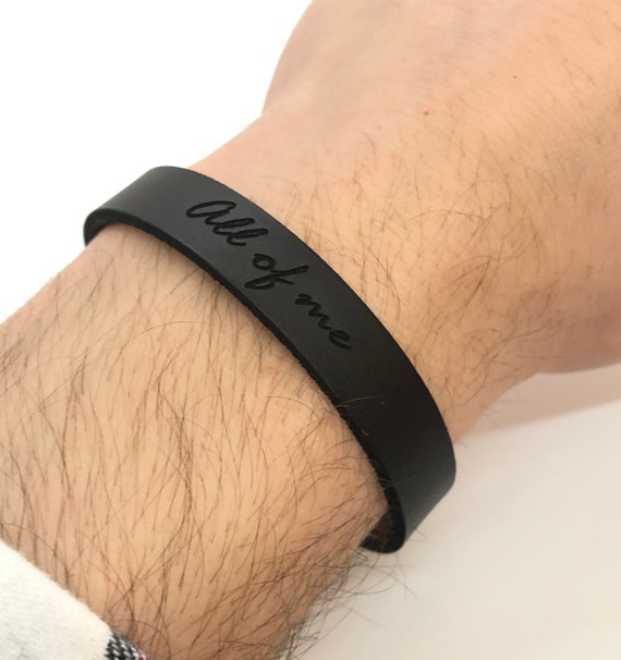 Etsy mens shop personalized bracelet