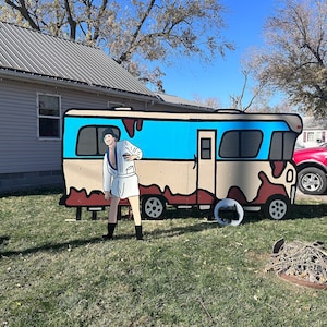 Taille réelle Cousin Eddie rv Modèle découpe 4 pi, 5 pi, 6 pi 7 pi Décoration de Noël Téléchargement numérique, Découpe imprimable PDF