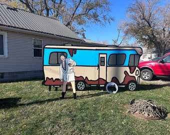 Taille réelle Cousin Eddie rv Modèle découpe 4 pi, 5 pi, 6 pi 7 pi Décoration de Noël Téléchargement numérique, Découpe imprimable PDF