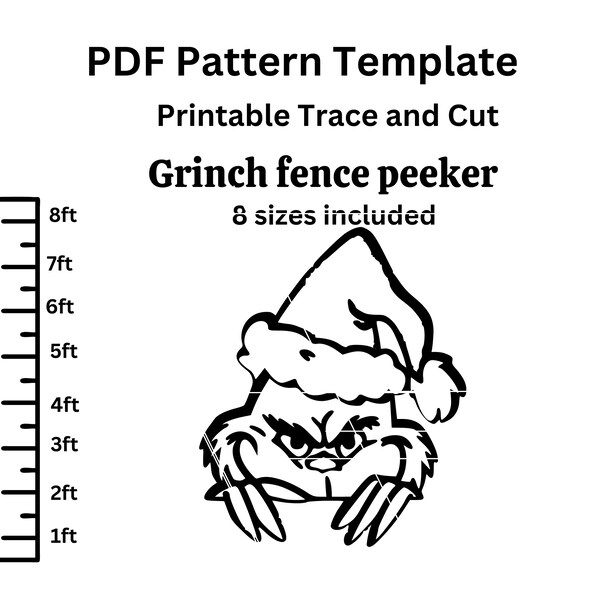 Grinch Peeker - Etsy