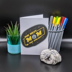 La mejor mamá de la galaxia, tarjeta del día de la madre de Star Wars