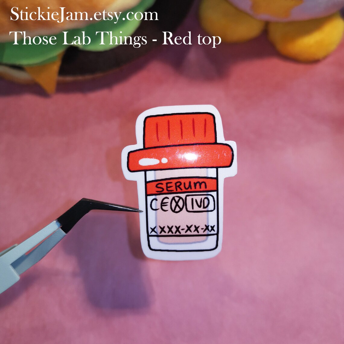 Cute Laminated Vinyl Science Hospital Laboratory Stickers / Etsy
