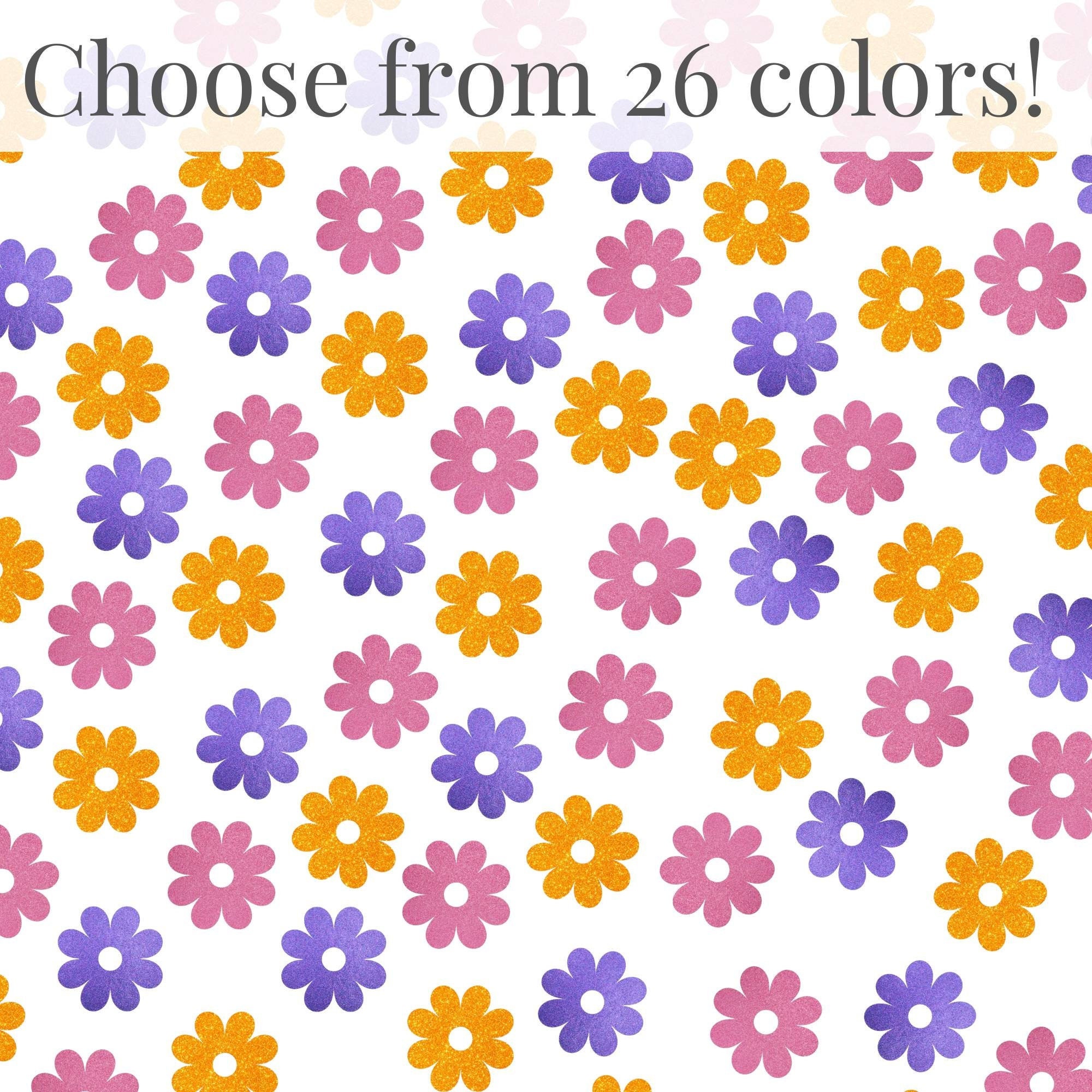 Flower Confetti Glitter Flower confetti Garden Themed Party Decor Baby in Bloom Party Flower Power Birthday Party Decor