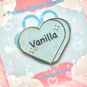 Nekopara Vanilla Candy Herz vergoldet Hard Enamel Pin