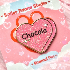 Nekopara Chocola Candy Herz vergoldet Hard Enamel Pin