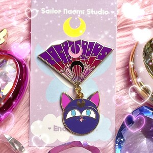 Wicked Lady Luna-P Gold Plated Enamel Pin