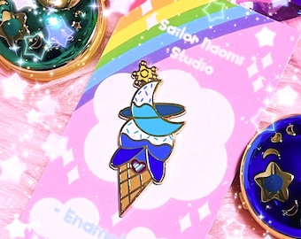 Sailor Moon Sailor Neptune x Sailor Uranus Icecream Liprod Pride vergulde emaille pin