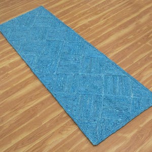 Alfombra de corredor festoneado natural Alfombra de trada Alfombra de corredor de granja 2x18 3x10 5x8 pies.