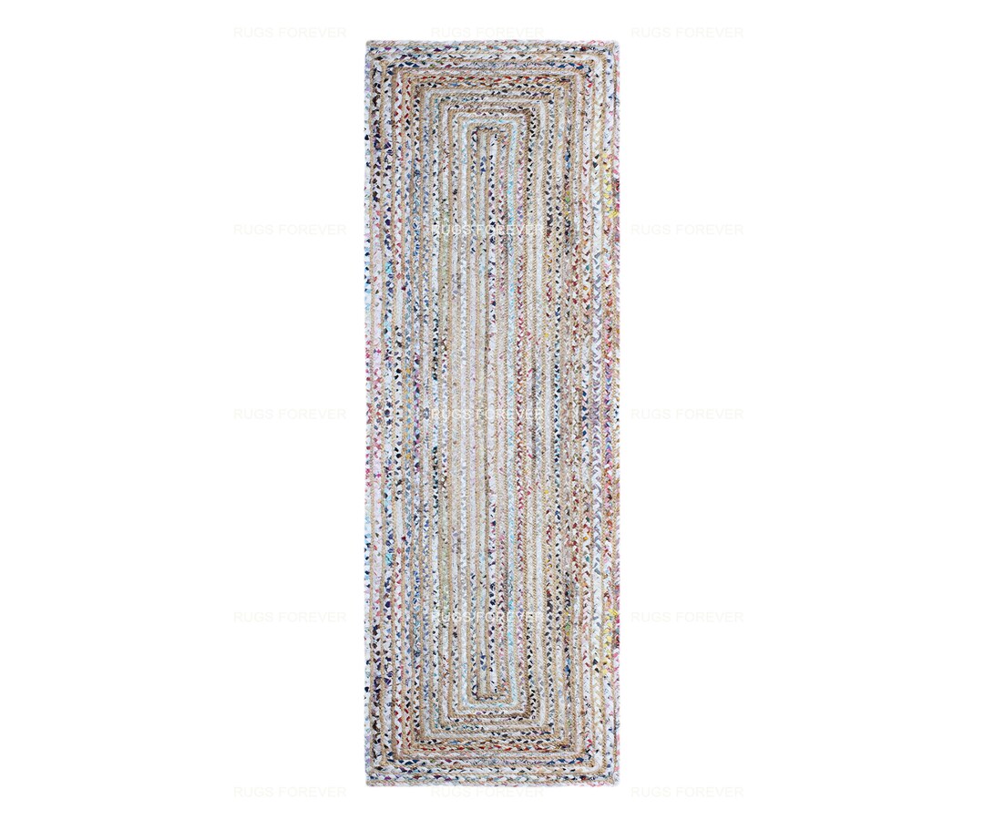 Indian Handmade Braided Jute Stair Runner Rug Hallway Runner Rug Entrance Rug Outdoor and Indoor