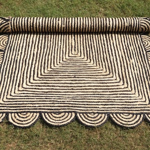 Tappeto di iuta naturale intrecciato a mano Tappeto da ricamo indiano fatto a mano per ufficio arredamento dhurries 4x6 6x9 9x12 piedi