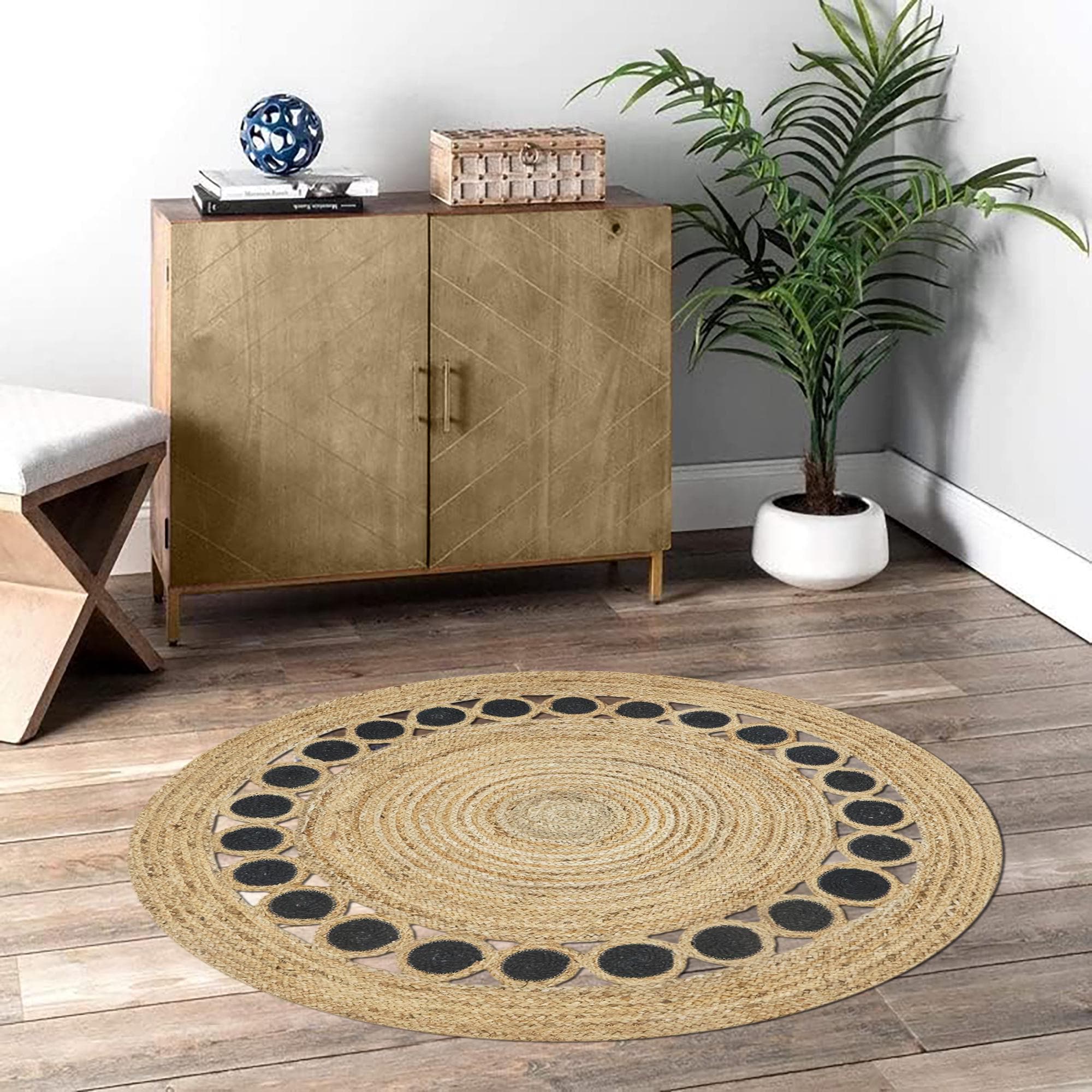 その他 jute rug 2525 circle その他 jute rug 2525 circle Braided Jute Round Rug | A Cottage in