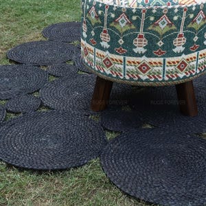 Tappeto runner in iuta smerlato intrecciato a mano, runner per scale in iuta smerlato nero naturale, per corridoio, 2,6 x 14 4 x 15 piedi