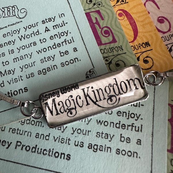1970’s Magic Kingdom A-E Ticket Bracelets